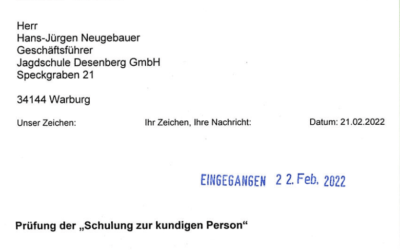 Neue Schulung zur kundigen Person und Trichinenprobenentnahme